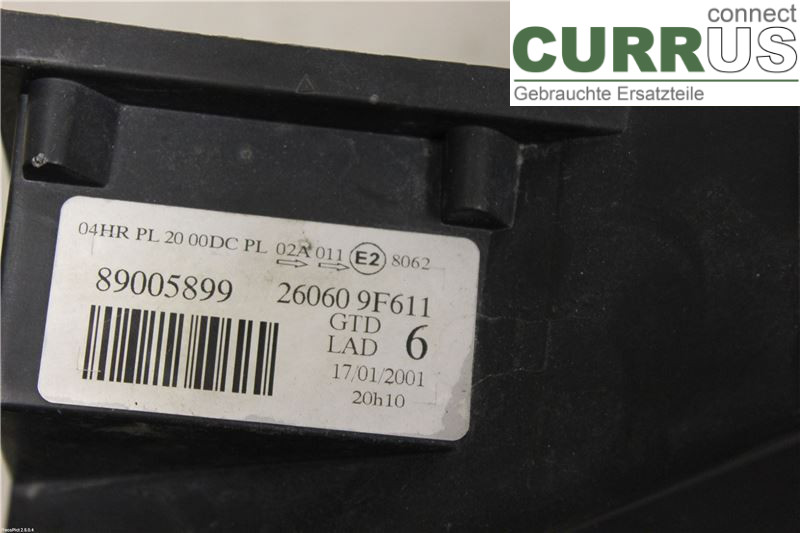 NISSAN PRIMERA   00-01 Manuel gearkasse 4-trins 260609F629 1.8