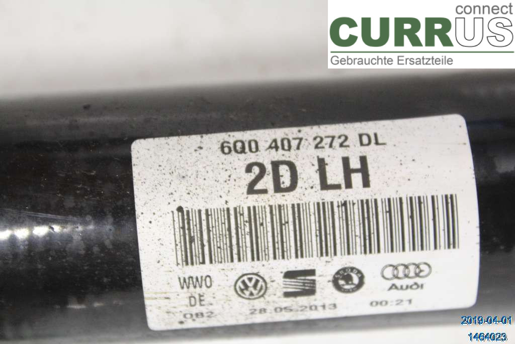 SKODA FABIA         07-14 Części układu napędowego 6Q0407272DL 1,2 TSI