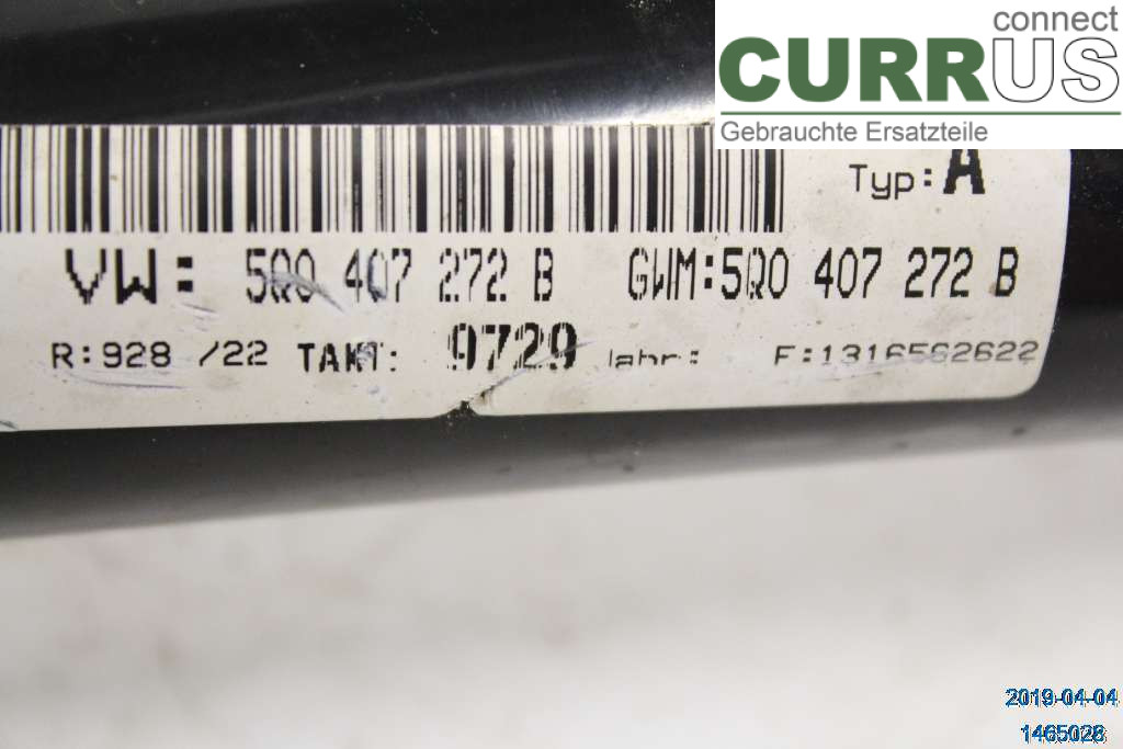 VW GOLF / E-GOLF VII   13-20 Transmission parts 5Q0407762CX 1,2 TSI