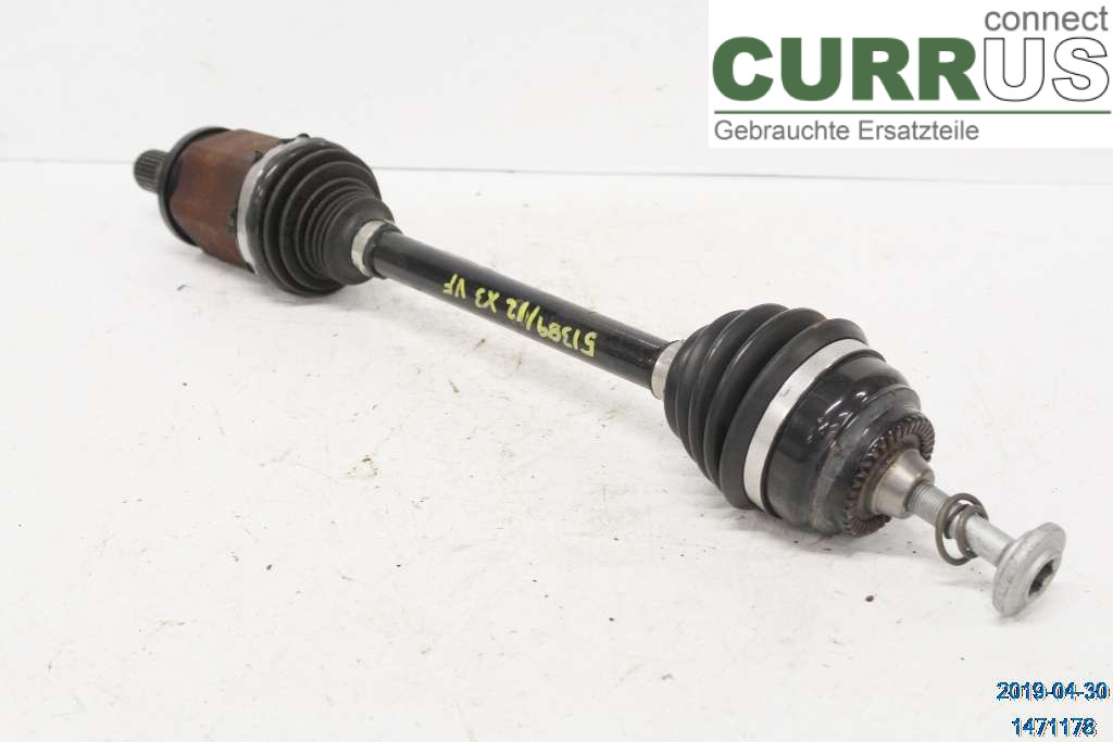 BMW X3 F25    10-17 Front axle assembly (4WD) 31607619657 20d