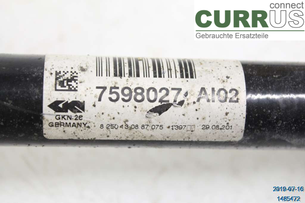 BMW X3 F25    10-17 Essieu avant (4x4) 31607619657 2,0D