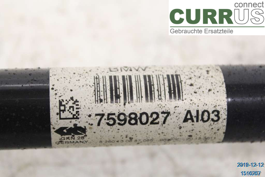 BMW X3 F25    10-17 Essieu avant (4x4) 31607619657 30d