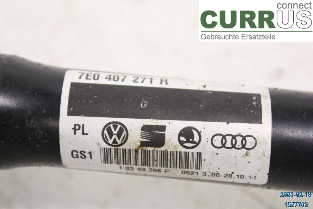 VW TRANSP/CARAVELLE 04-15 Front axle assembly (4WD) 7E0407451CX 2,0 TDI