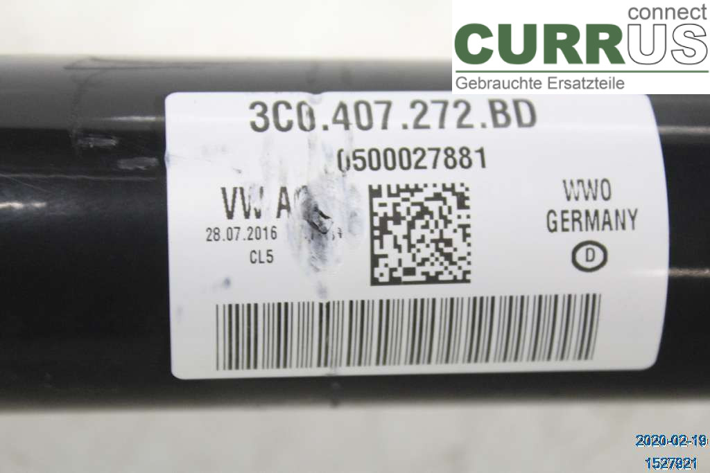 SKODA OCTAVIA  13-20 Transmission parts 5Q0407762GX 2.0TDI