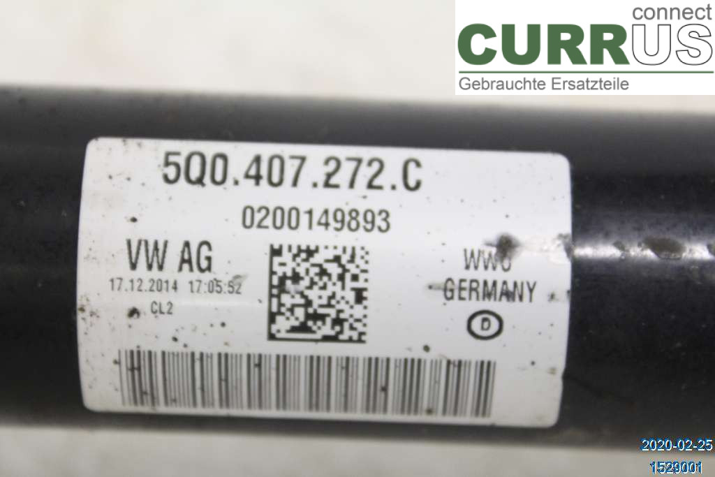 SKODA OCTAVIA  13-20 Transmission parts 5Q0407762DX 1,4 G-TEC