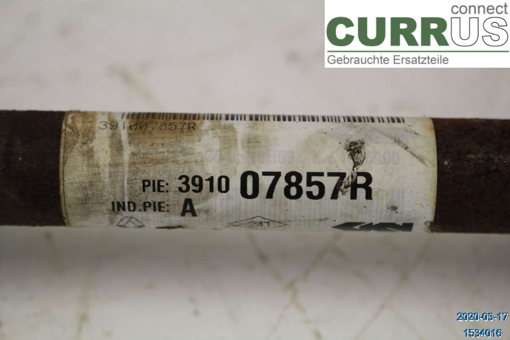 DACIA SANDERO STEPWAY  13-20 Getriebeteile 391007212R 0,9 TCE