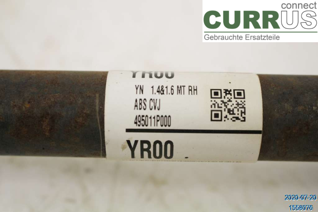 HYUNDAI ix20 Transmissionsdele 49501-1P000 1.6