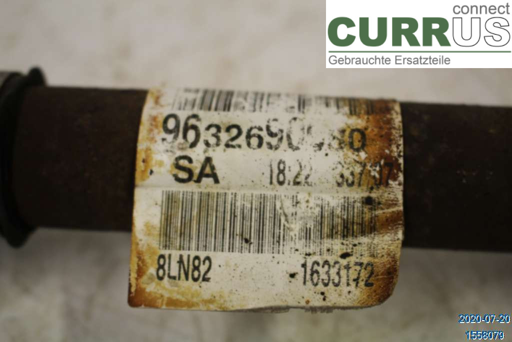 CITROEN C5     05-08 Przedni most (4x4) 32726T 1,6 HDI