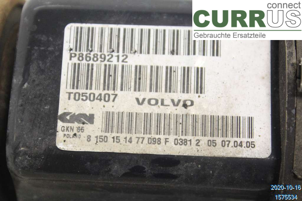 VOLVO V70      05-08 Transmission parts 36000531 2.5 T