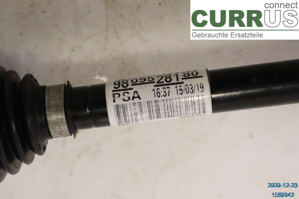 PEUGEOT 308  14-21 Transmissionsdele 9809528180 1.2 THP