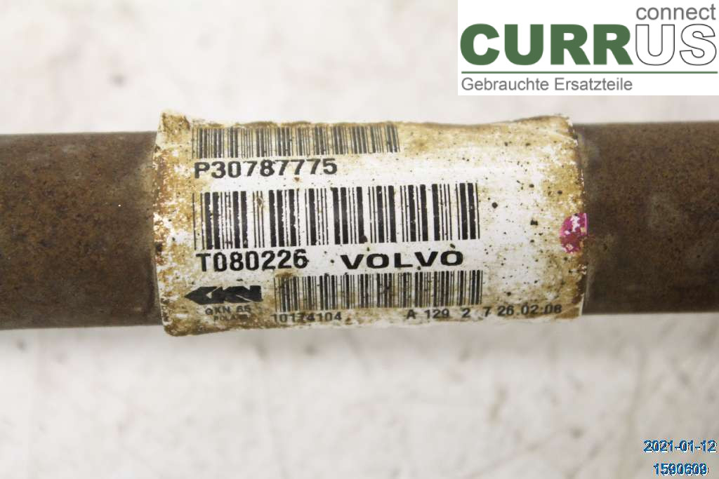 VOLVO V50      08-12 Essieu avant (4x4) 36001356 1.8