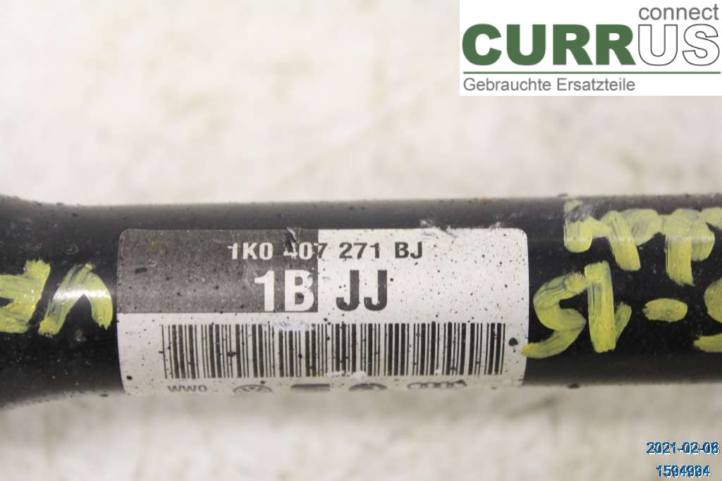 VW CADDY  11-15 Front axle assembly (4WD) 3C0407451FX 2,0 TDI