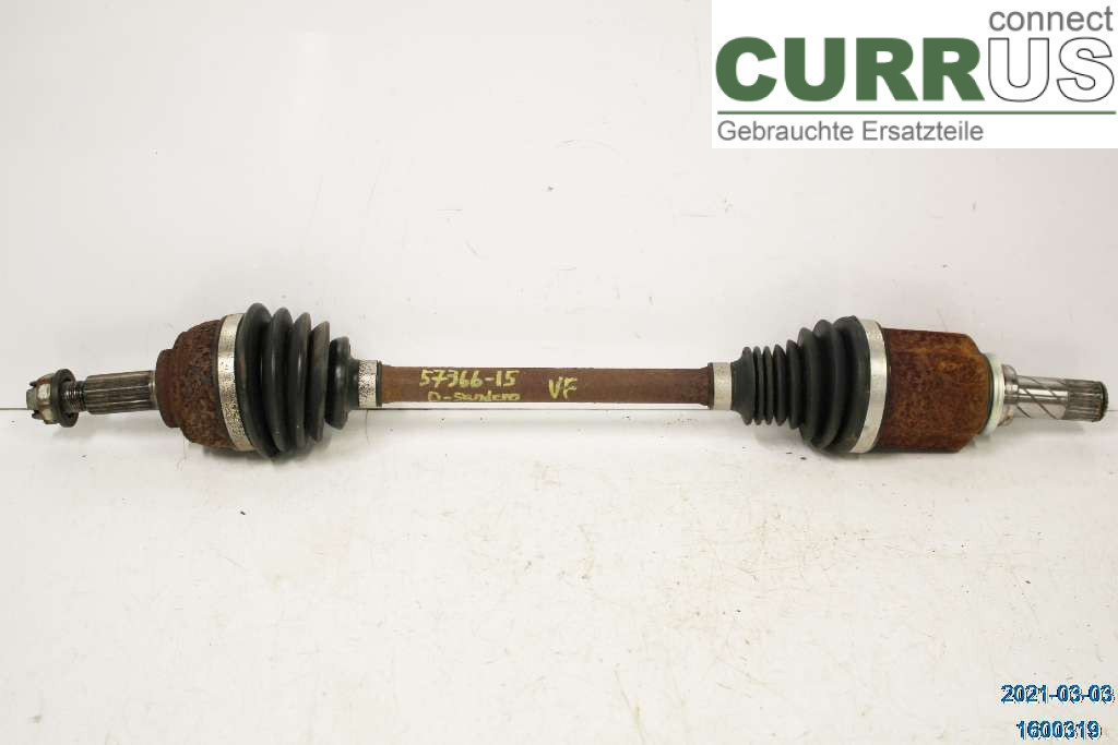 DACIA SANDERO STEPWAY 13-20 Front axle assembly (4WD) 391014613R 0,9 TCE STEPWAY