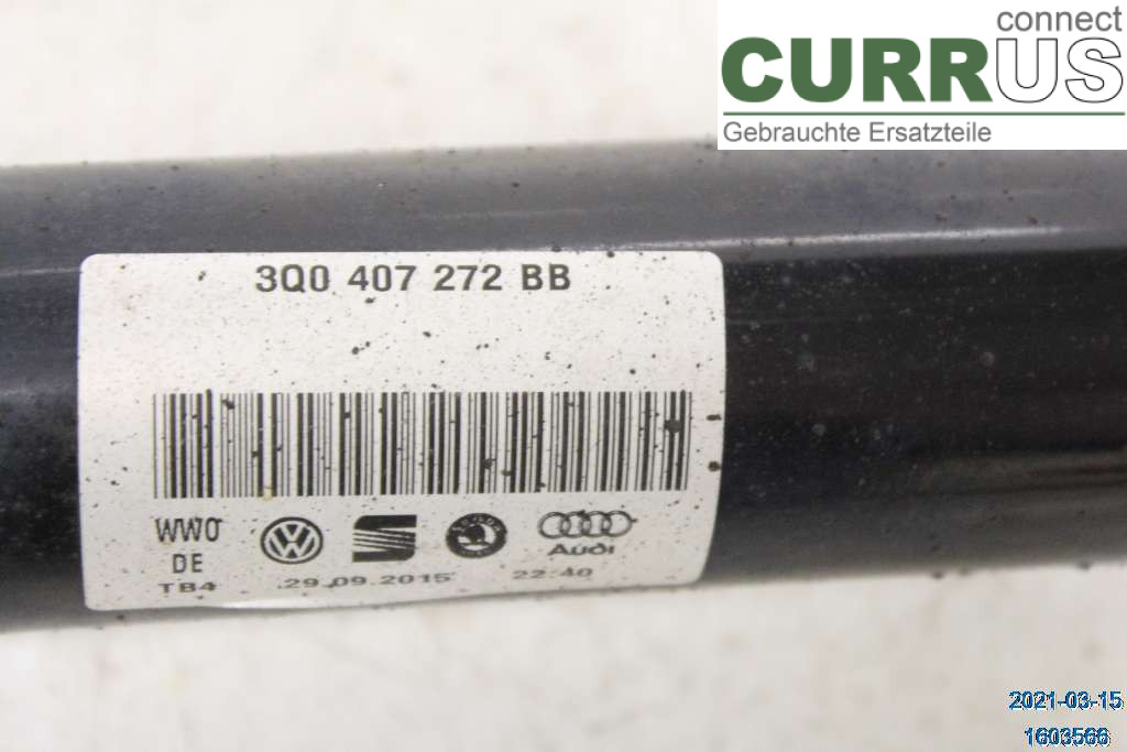 VW PASSAT  15-19 Transmissionsdele 3Q0407762JX 2,0 TDI