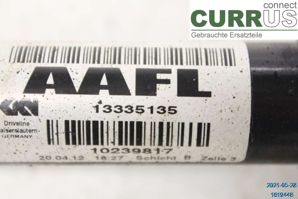 OPEL ASTRA  J    10-15 Vorderachse (4WD) 374885 1,7 CDTI