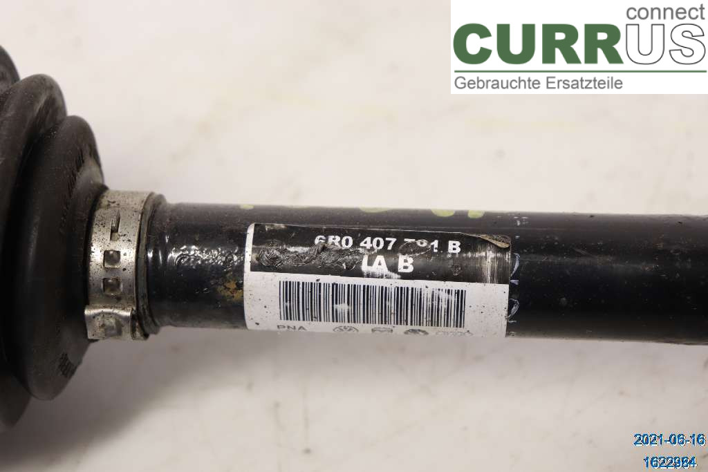 VW POLO       10-17 Front axle assembly (4WD) 6R0407761BX 1,4  CGGB