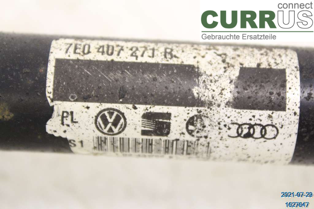 VW TRANSP/CARAVELLE 04-15 Front axle assembly (4WD) 7E0407271AC 2,0 TDI
