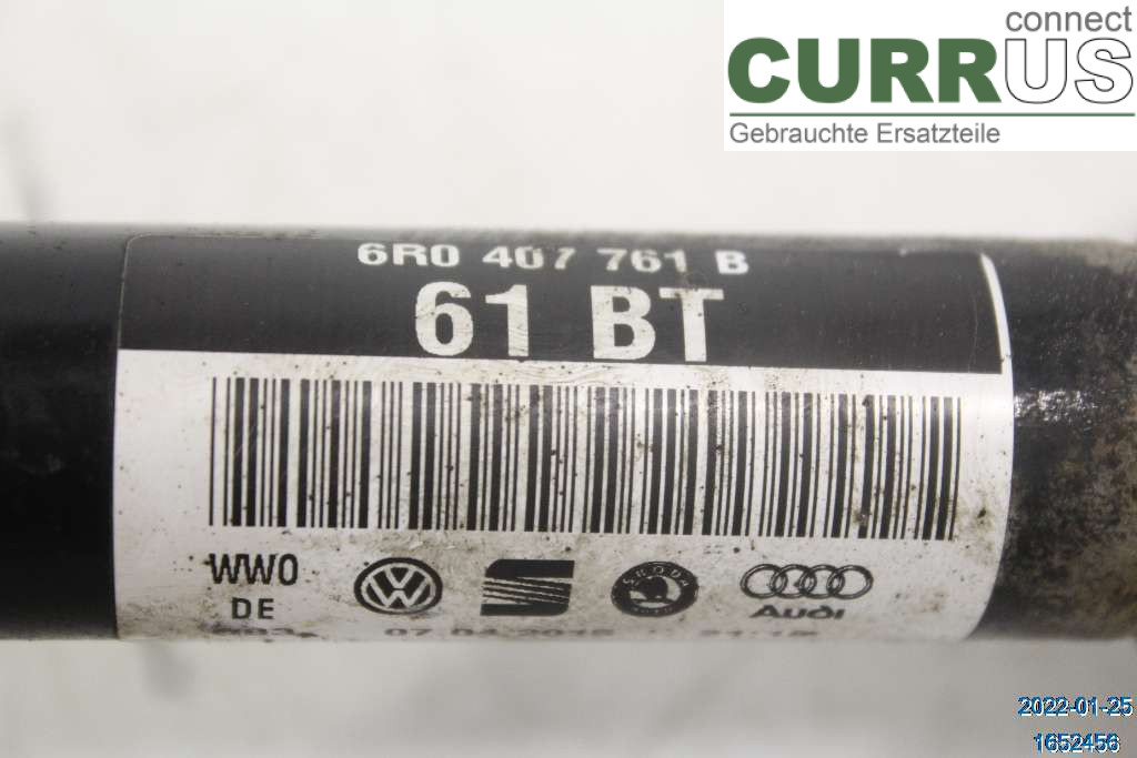 SKODA FABIA  15- Vorderachse (4WD) 6C0407271AC 1,2 TSI CJZD