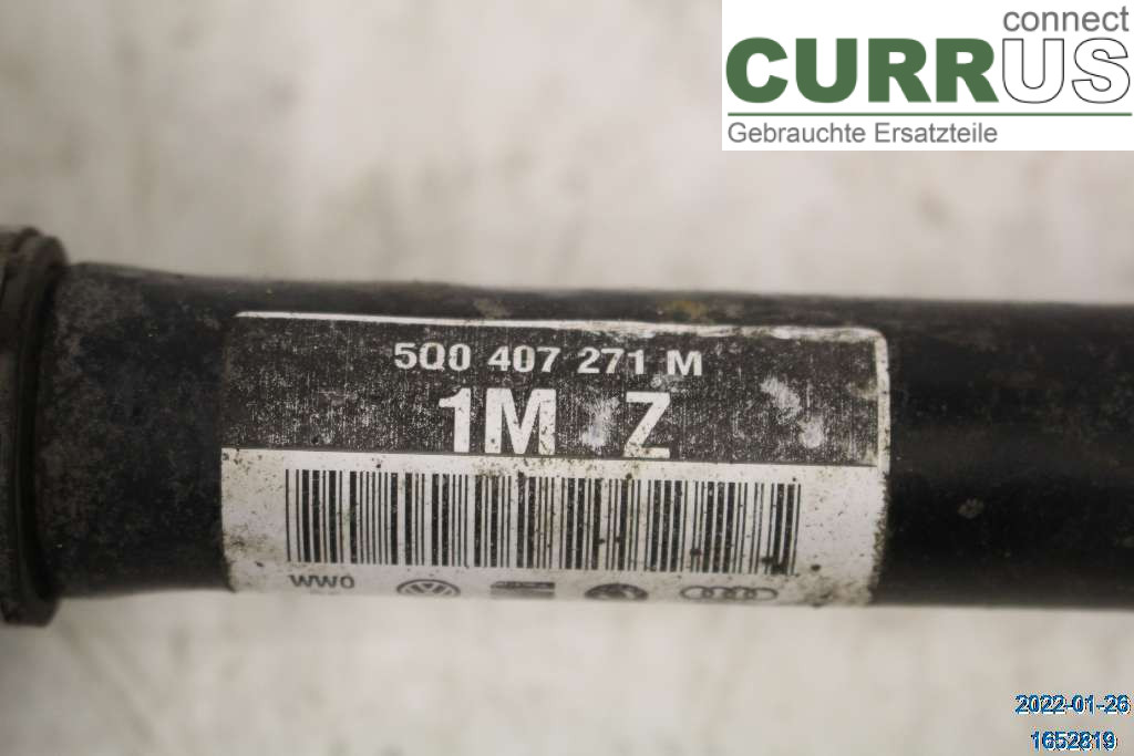 AUDI A3/S3 8V  13-20 Vorderachse (4WD) 5Q0407761CX 2,0 TDI MK1