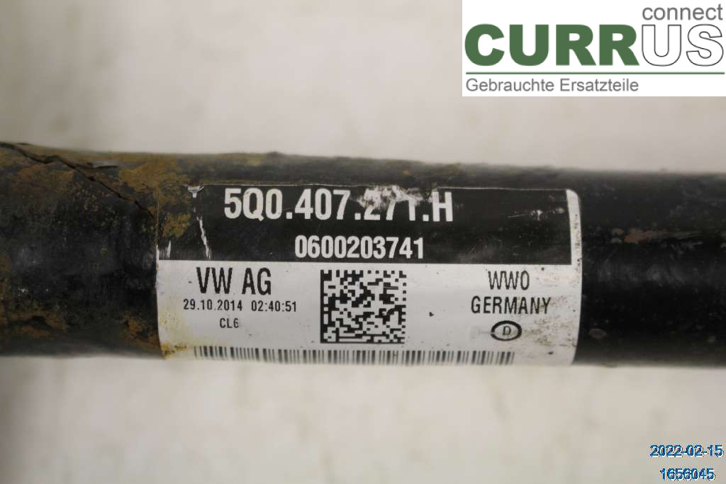 AUDI A3/S3 8V  13-20 Vorderachse (4WD) 5Q0407761AX 2,0 TDI MK1