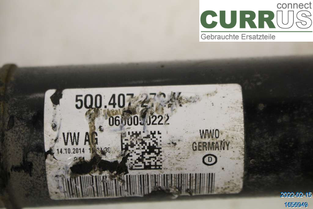 AUDI A3/S3 8V  13-20 Transmission parts 5Q0407452X 2,0 TDI MK1