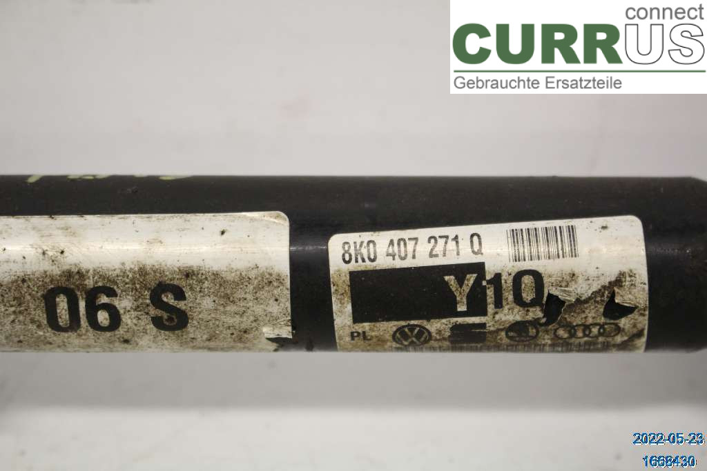 AUDI A5  07-16 Vorderachse (4WD) 8K0407451LX 1,8 TFSI CABD