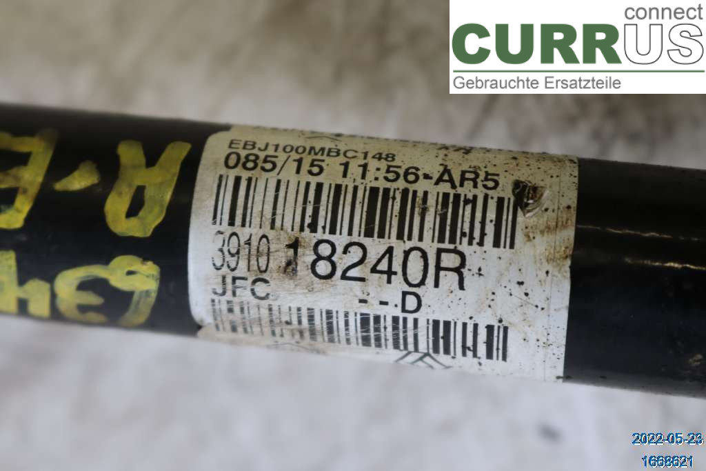 RENAULT ESPACE 15-23 Front axle assembly (4WD) 391018240R 1,6 DCI R9M-452