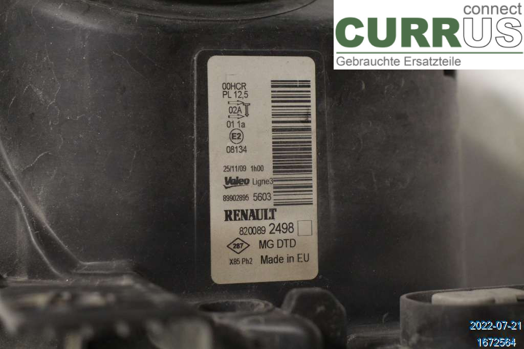 RENAULT CLIO III  09-12 Manual gearbox (5-speed) 7701072013 1.2 16V