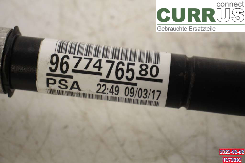 CITROEN C3 17-24 Przedni most (4x4) 9677476580 1.2