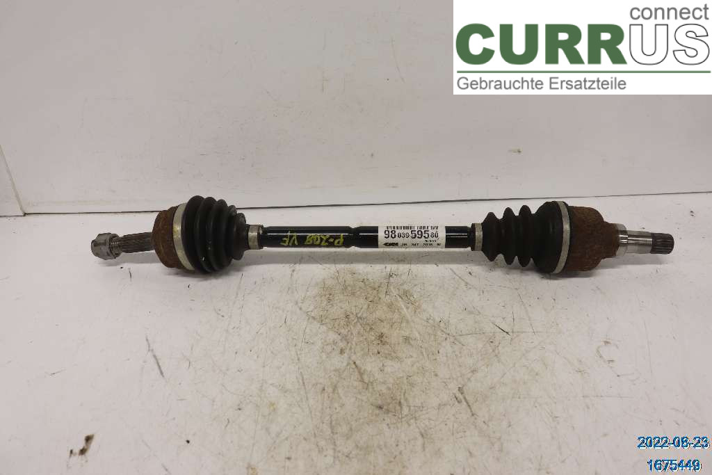 PEUGEOT 208 16-19 Vorderachse (4WD) 1608957780 1,2 VTI