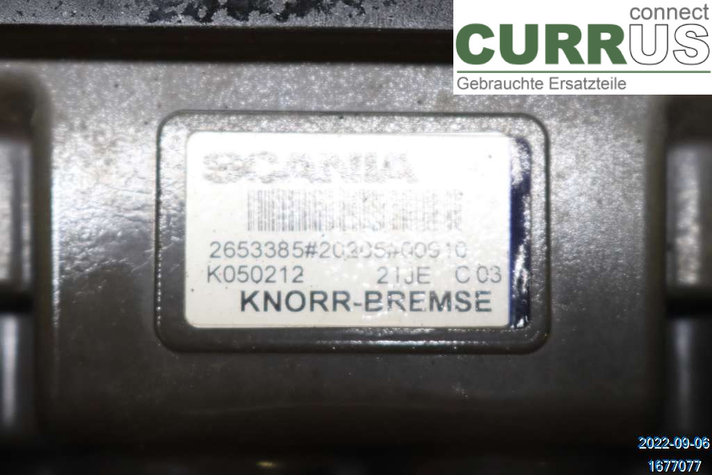 Scania R-serie Sterownik klimatyzacji (AC) 2653385 DC13 166/540HP