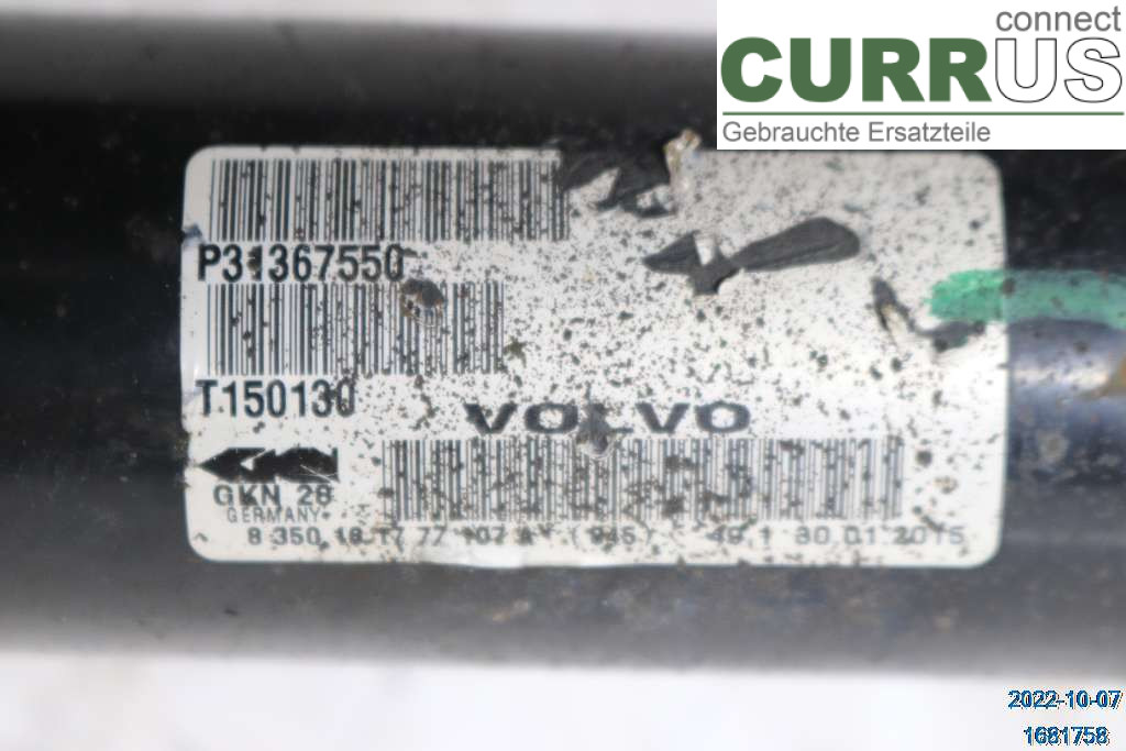 VOLVO XC70  14-16 Transmission parts 36011301 D4 2,4 D5244T12