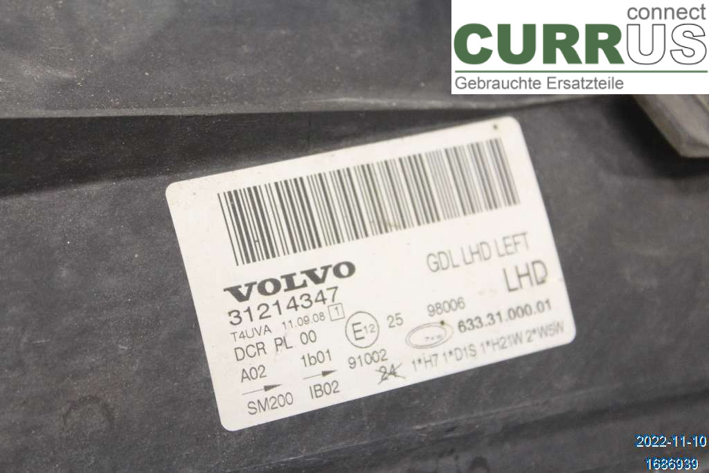 VOLVO V70      08-13 Manual gearbox (4-speed) 31214415 D5 2.4