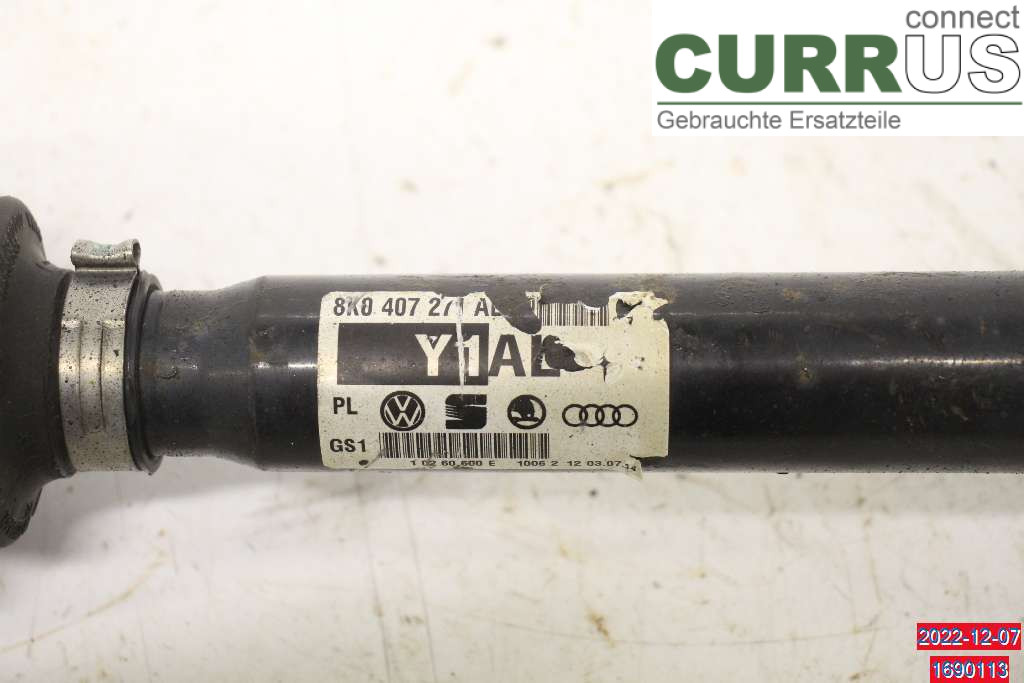 AUDI A4  12-15 Vorderachse (4WD) 8K0407451LX 2,0 TDI