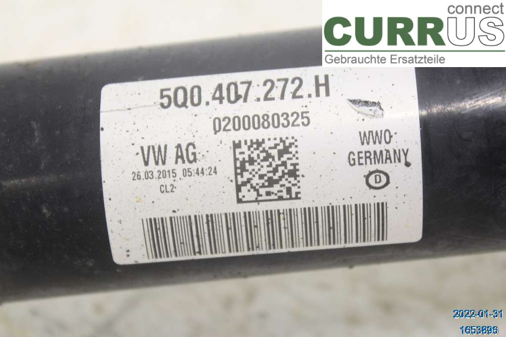 SKODA OCTAVIA  13-20 Pièces de transmission 5Q0407272FF 1,4 TSI