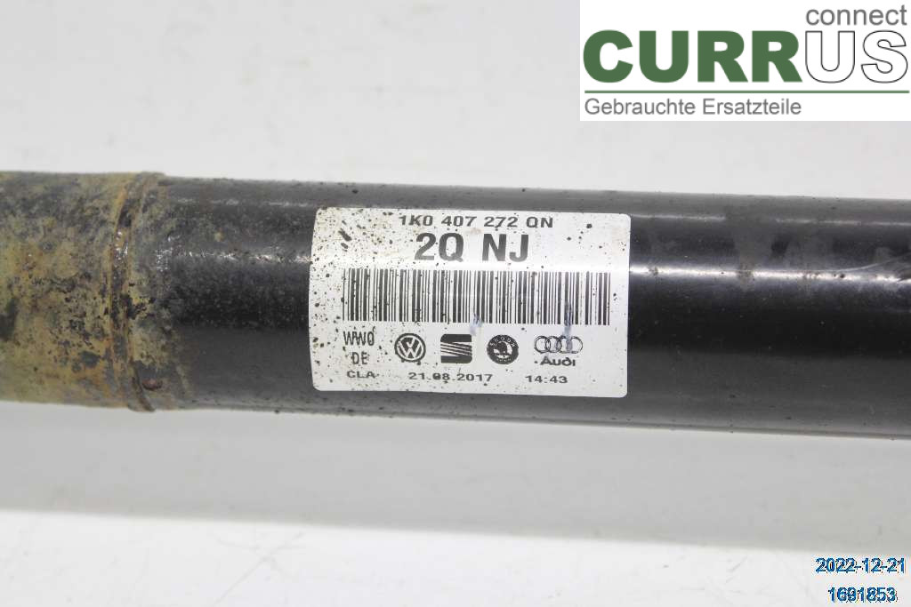 VW GOLF / E-GOLF VII   13-20 Pièces de transmission 5Q0407272FF 1.6 TDI