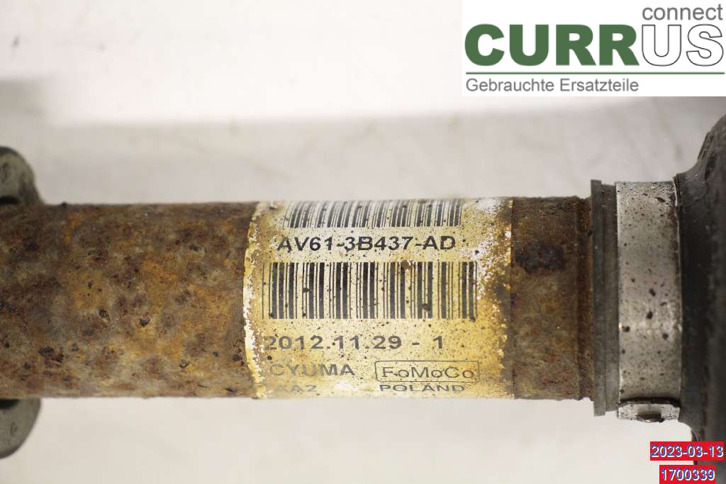 FORD FOCUS  11-14 Forakselsamling - 4WD AV613B437AD 1,6 F
