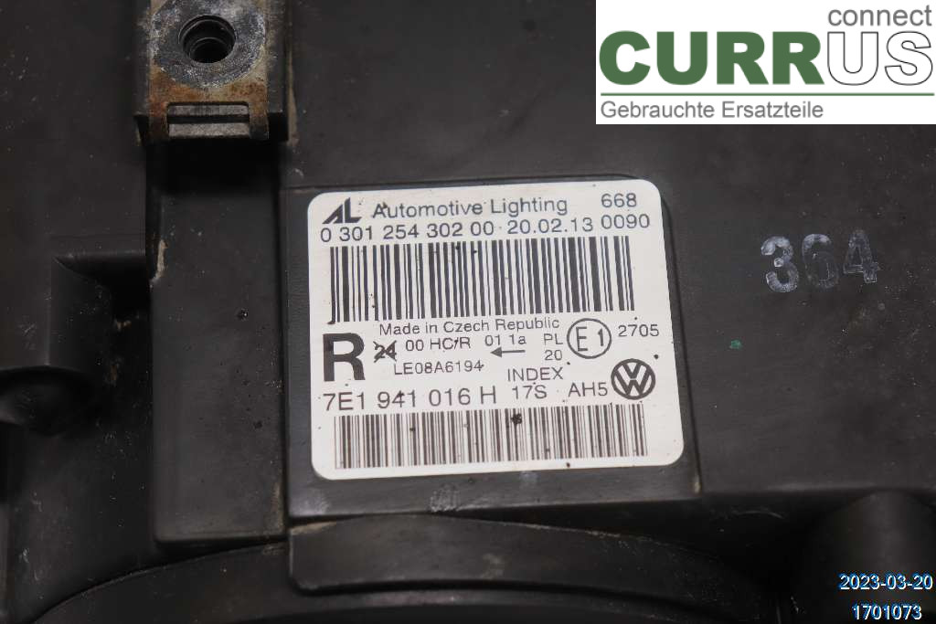VW TRANSP/CARAVELLE 04-15 Manual gearbox (5-speed) 7E1941016T 2,0 TDI