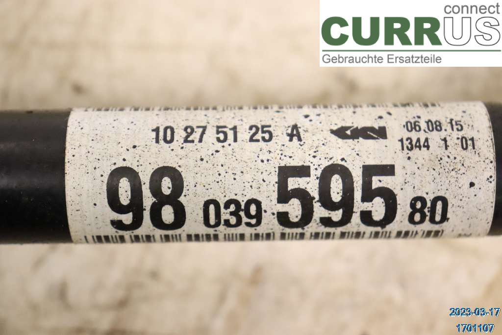 PEUGEOT 208 16-19 Vorderachse (4WD) 1608957780 1,2 VTI