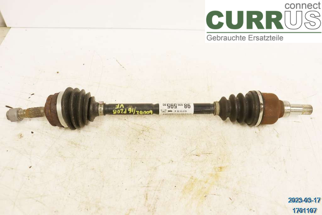 PEUGEOT 208 16-19 Vorderachse (4WD) 1608957780 1,2 VTI