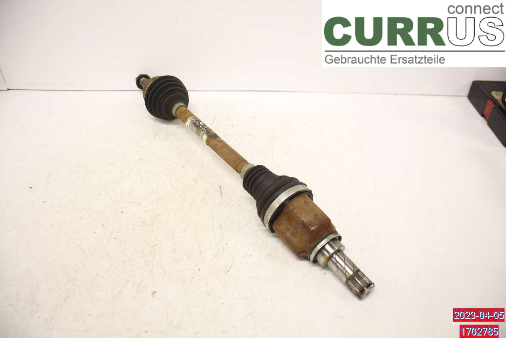 RENAULT CAPTUR 13-19 Vorderachse (4WD) 391016776R 0.9 TCE