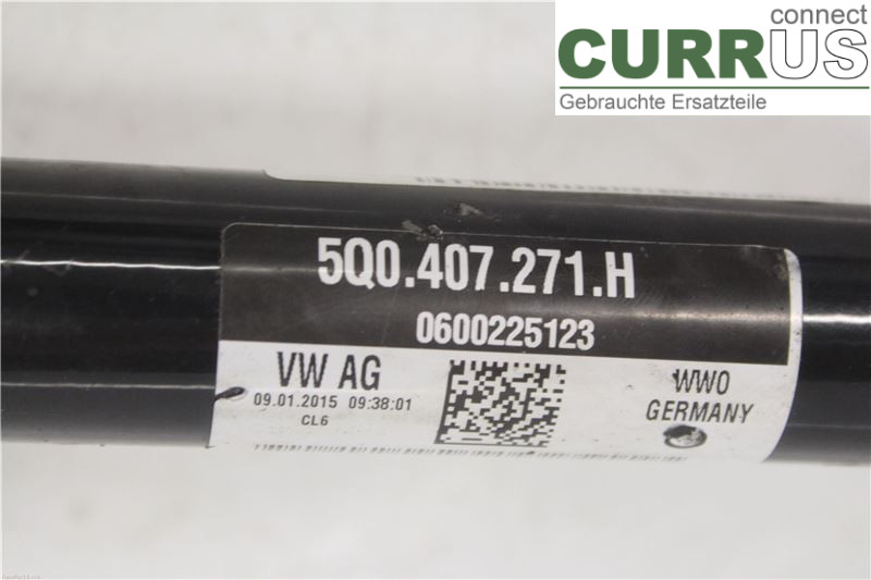 VW GOLF / E-GOLF VII 13-20 Front axle assembly (4WD) 5Q0407761AX 1,6 TDI