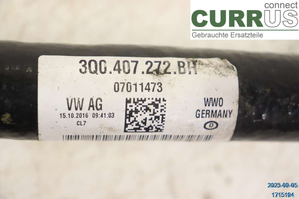 VW TIGUAN 16-24 Transmission parts 3Q0407272BH 2.0 TDI