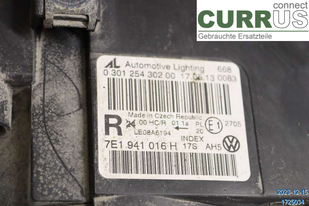 VW TRANSP/CARAVELLE 04-15 Manual gearbox (5-speed) 7E1941016T 2,0 TDI