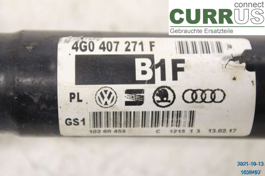 AUDI A6/S6 4G   11-18 Transmission parts 4G0407271F 2.0 TDI