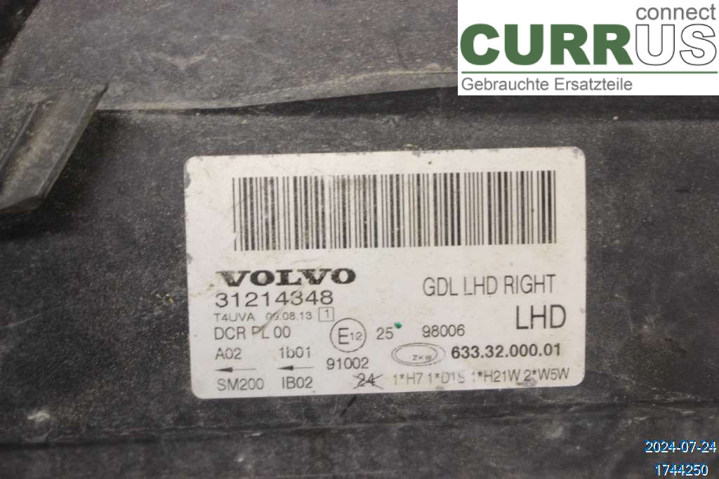 VOLVO V70      08-13 Manual gearbox (5-speed) 31214416 2,4D D5