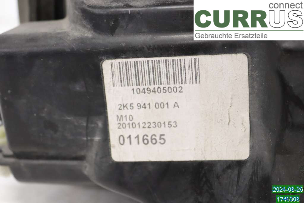 VW CADDY  11-15 Manual gearbox (4-speed) 2K5941005A 1.6
