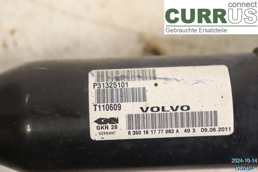 VOLVO XC60  09-13 Front axle assembly (4WD) 36051318 2.4