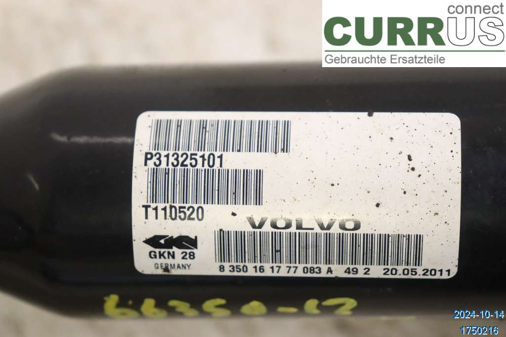 VOLVO XC60  09-13 Front axle assembly (4WD) 36051318 2.4