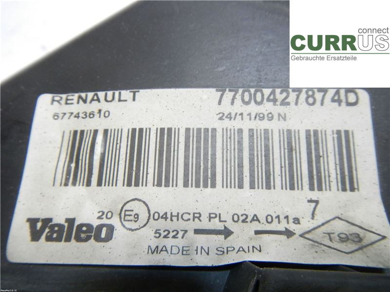RENAULT MÉGANE I  99-03 Manual gearbox (4-speed)  